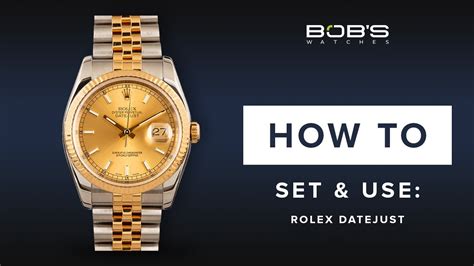 how to set date on rolex|adjust date on Rolex datejust.